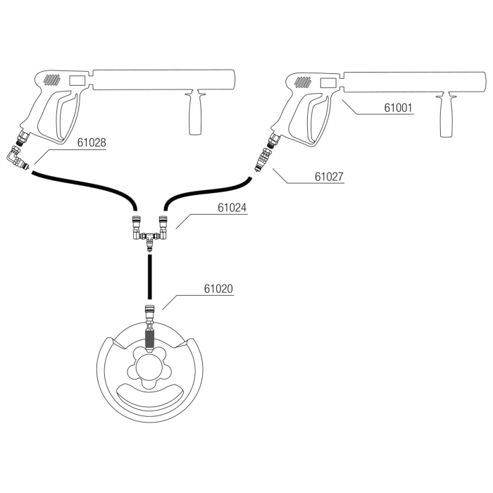 Showtec CO₂ Bottle to 3/8 Q-Lock Adapter