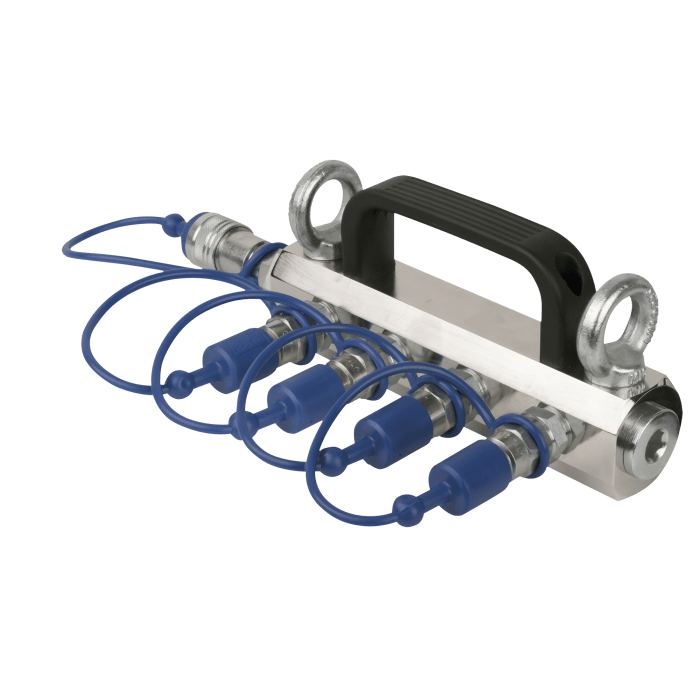 Showtec CO₂ 3/8 Q-Lock 4-way Distributor