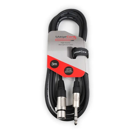 Female XLR - 6.3mm Stereo Jack