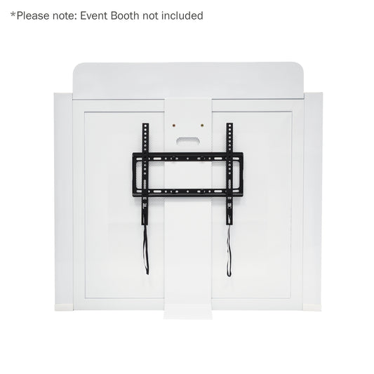 Event Booth White TV Bracket