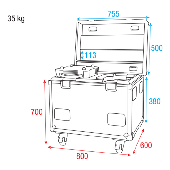 Showgear Case for Phantom 3R Hybrid