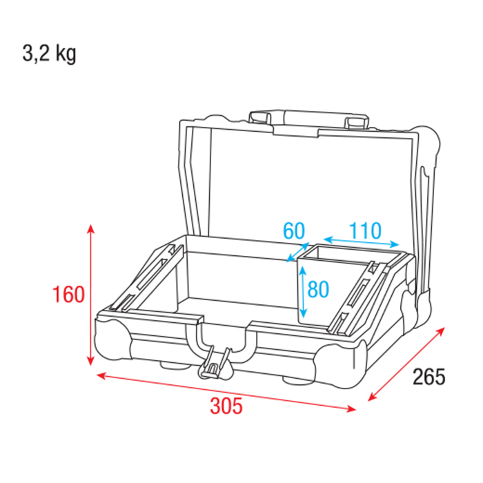 Showgear Case for ColourCue 1 (Air)