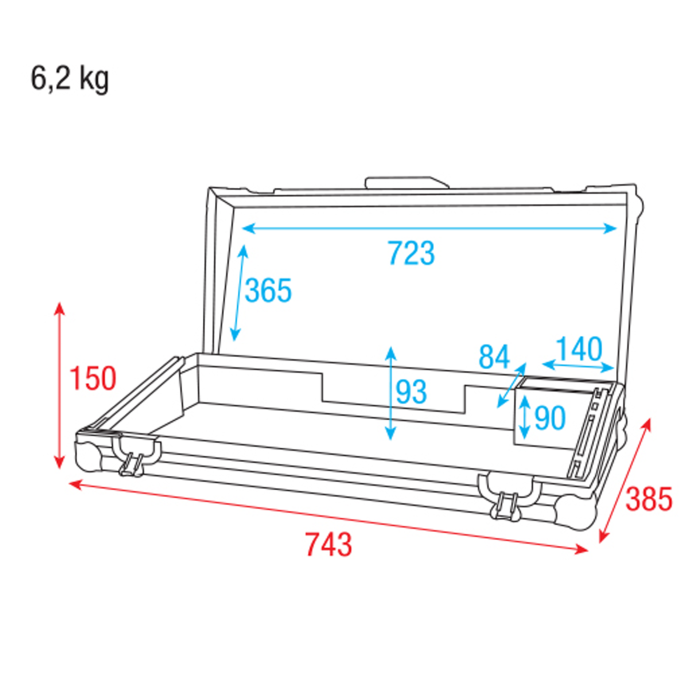Showgear Case for ColourCue 4