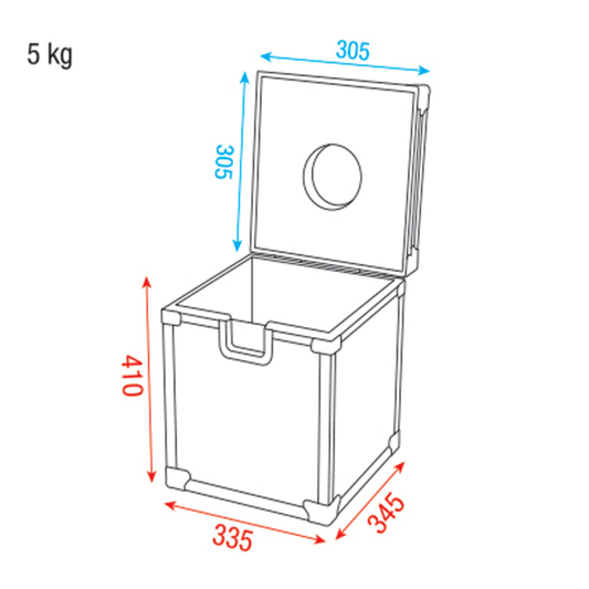 Showgear Case for 30cm Mirrorball