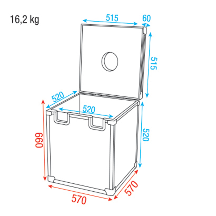 Showgear Case for 50cm Mirrorball