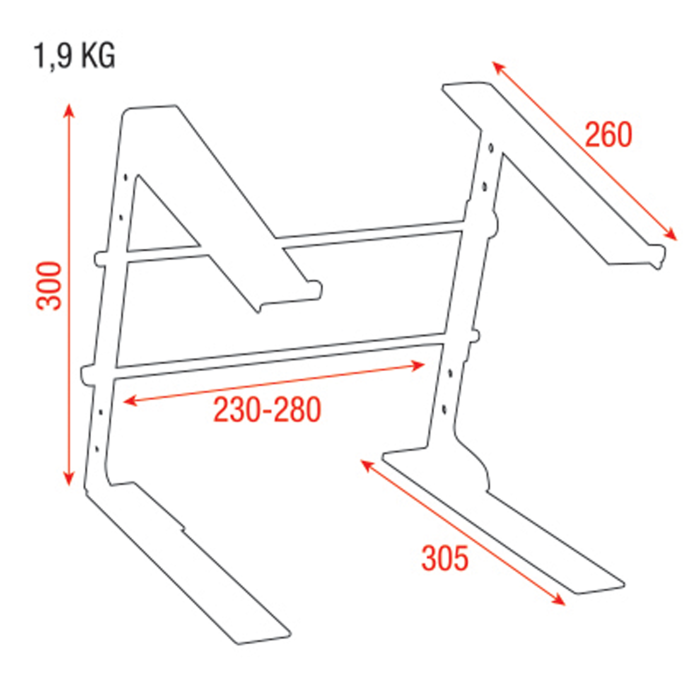 Showgear Laptop Stand