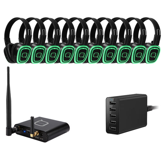 10 Way Silent Disco Bundle