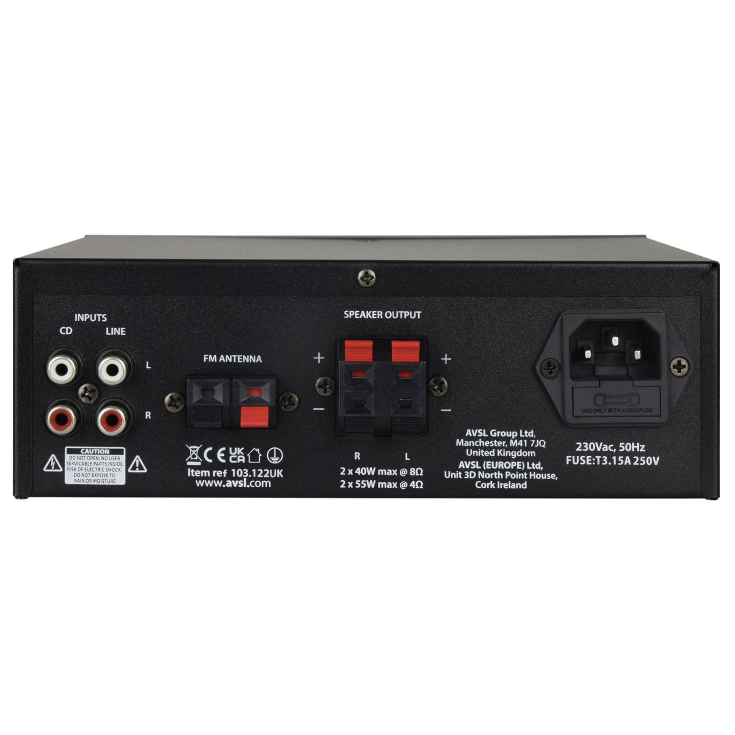 Digital Stereo Amplifier w/ BT