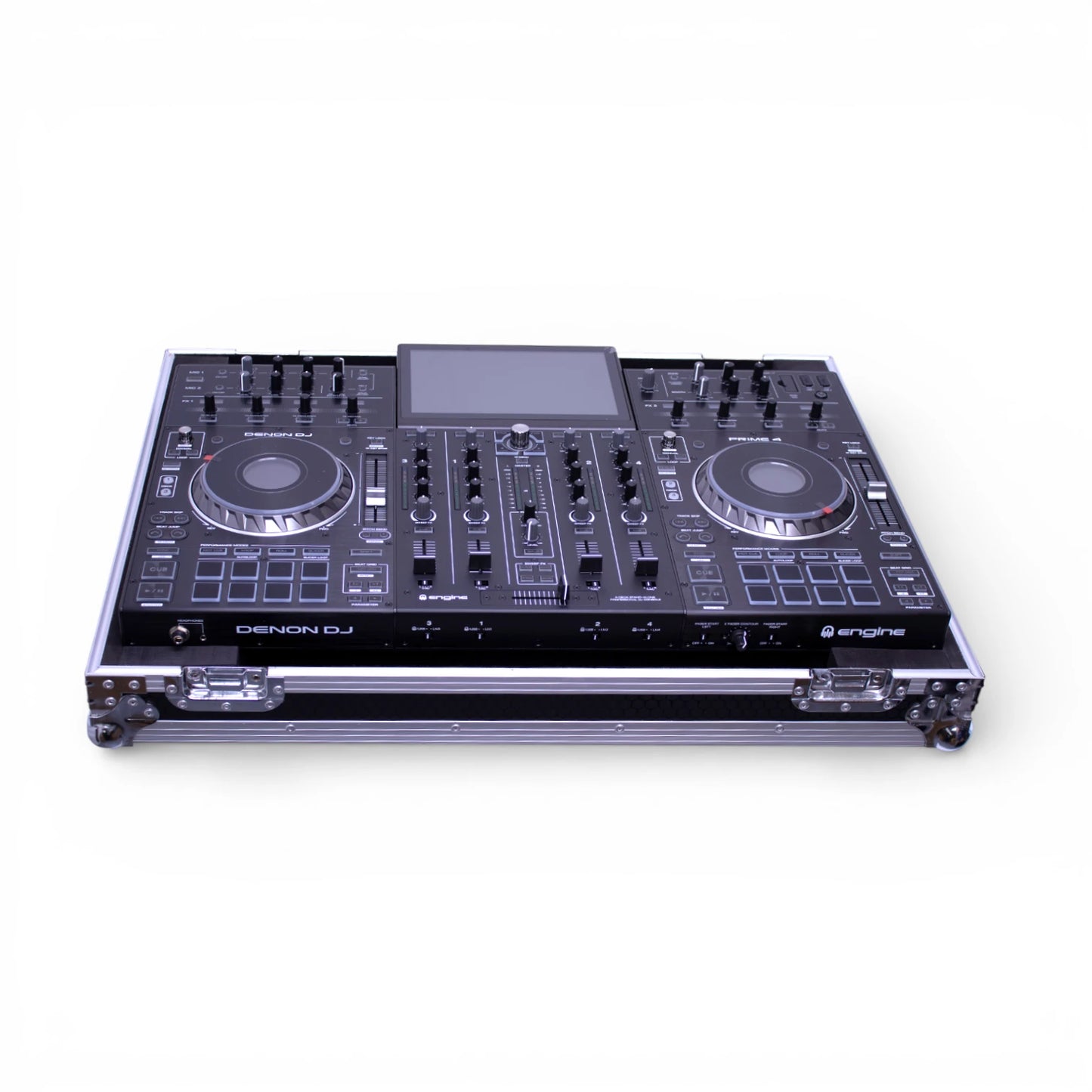 Protekt Denon Prime 4+ case with wheels