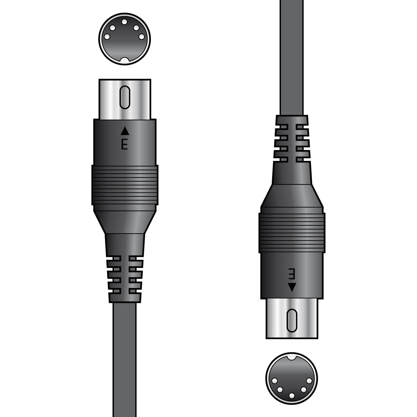 5 Pin Din Plug - 5 Pin Din Plug