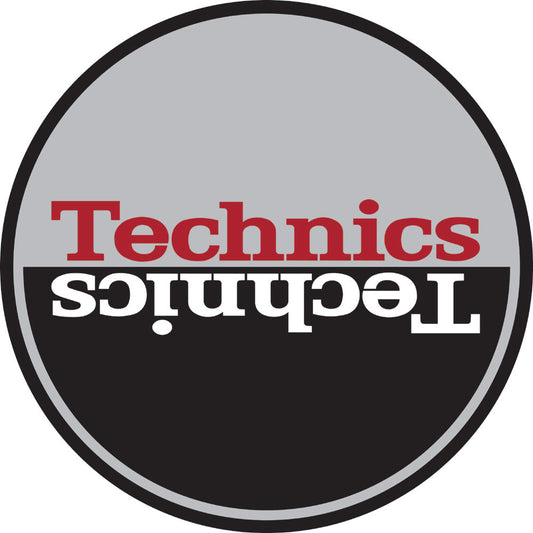 Technics Slipmat Moon 3: Silver & Red Mirror