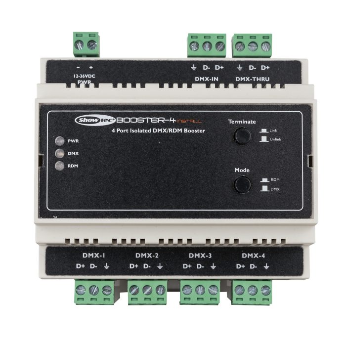 Showtec Booster-4 Install