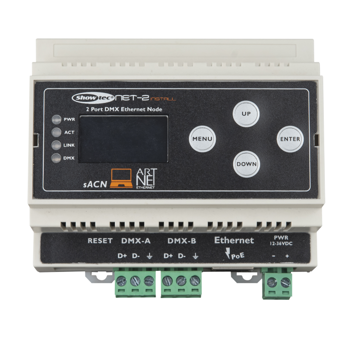 Showtec NET-2 Install