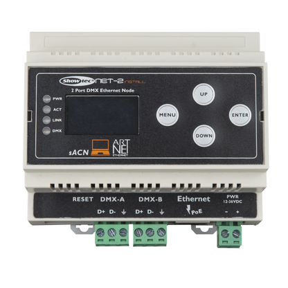 Showtec NET-2 Install