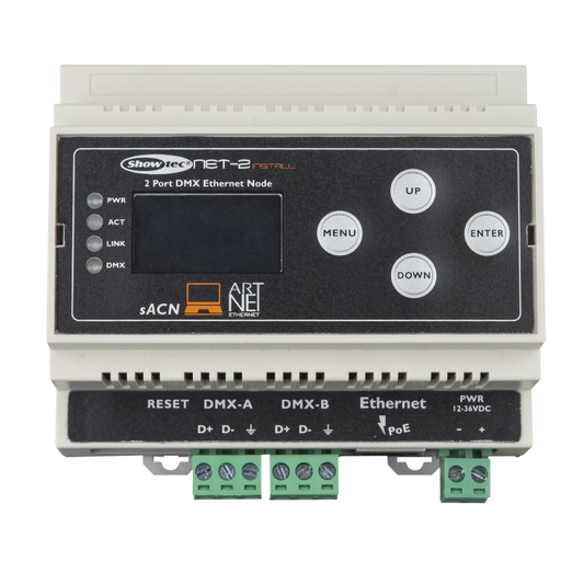 Showtec NET-2 Install