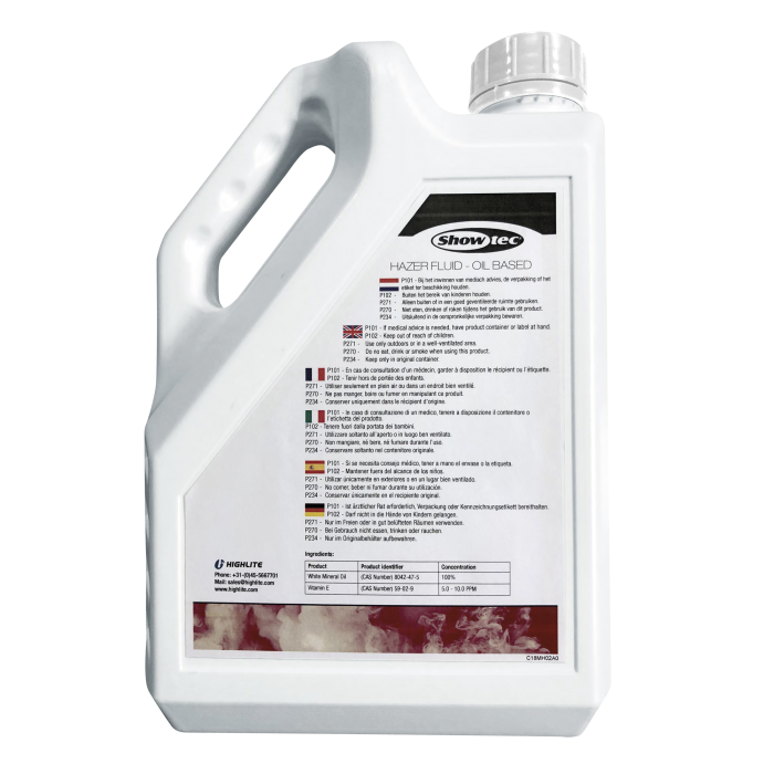 Showgear Oil-based MHL-2 Hazer Fluid 2L