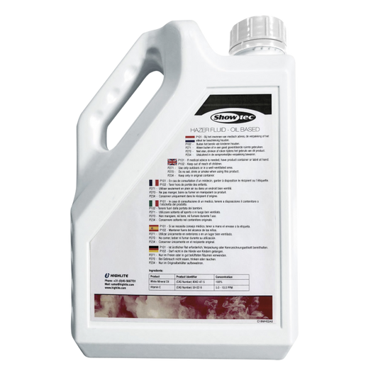 Showgear Oil-based MHL-2 Hazer Fluid 2L