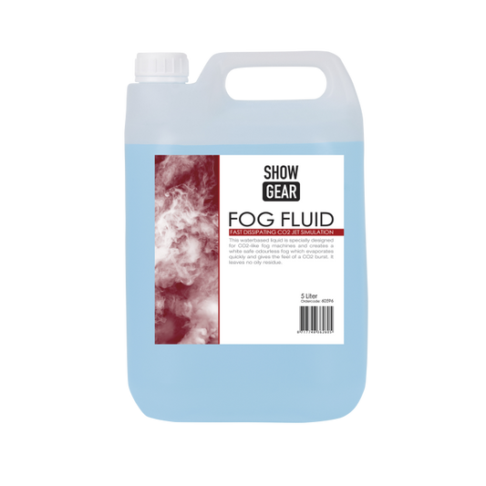 Showgear Fog Fluid Fast Dissapating 5L