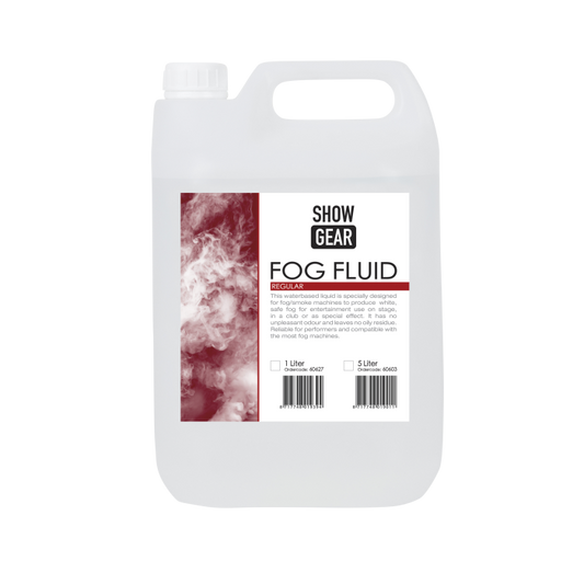 Showgear Fog Fluid Regular 5L
