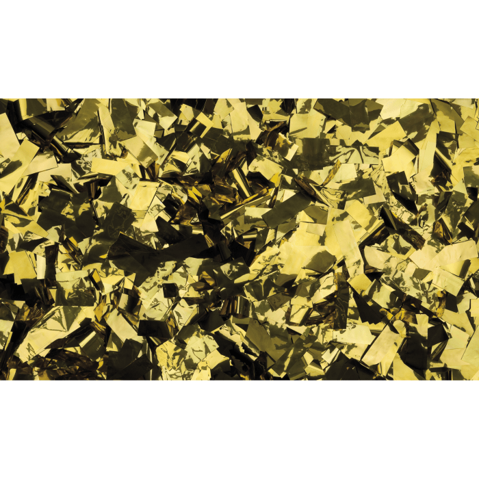 Showgear Metallic Confetti - Rectangle Gold