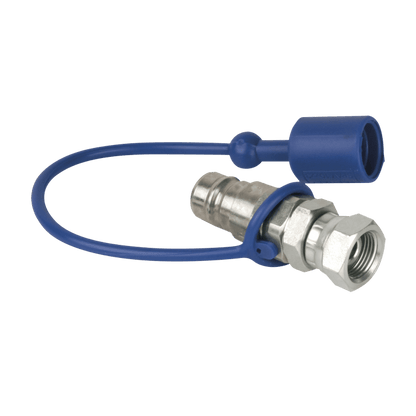 Showtec CO₂ 3/8 to Q-Lock Adapter male