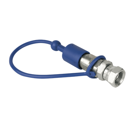 Showtec CO₂ 3/8 to Q-Lock Adapter male
