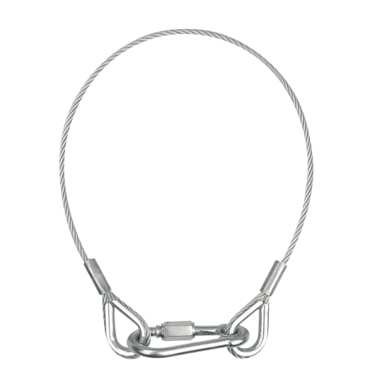 Showgear Safety Cable 5mm - 20kg - 100cm