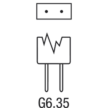 Osram GX6.35 75h 240v