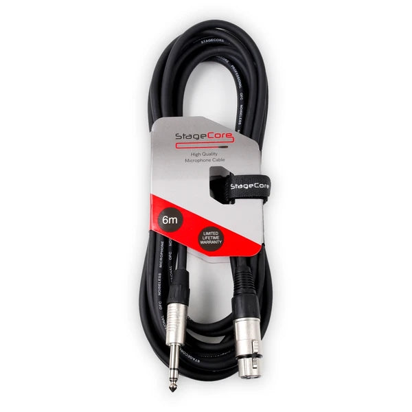 Female XLR - 6.3mm Stereo Jack