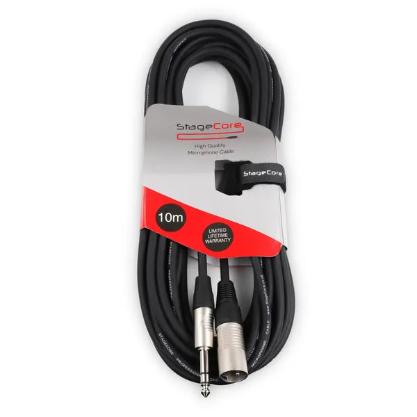 Male XLR - 6.3mm Stereo Jack