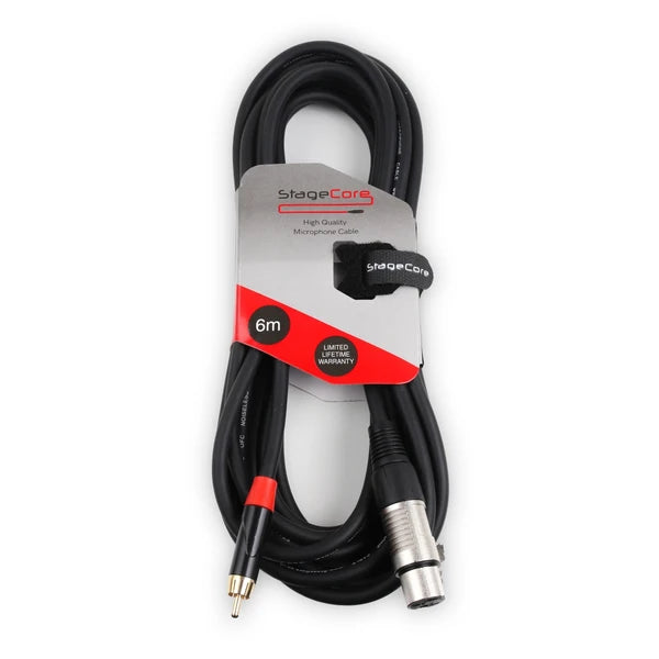 Single Female XLR - Single Male RCA