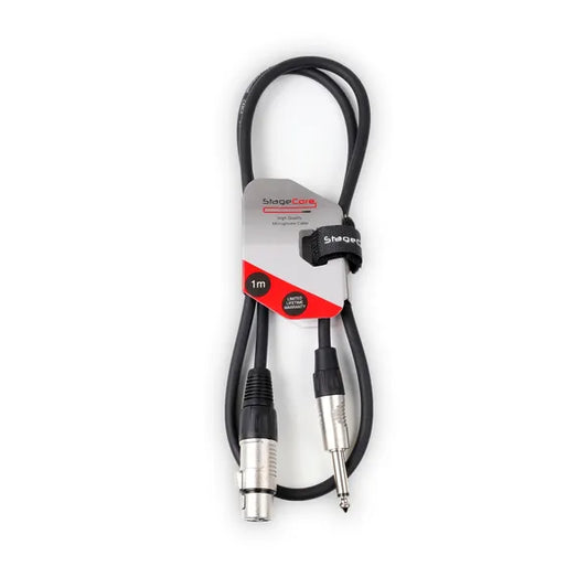 Female XLR - 6.3mm Mono Jack