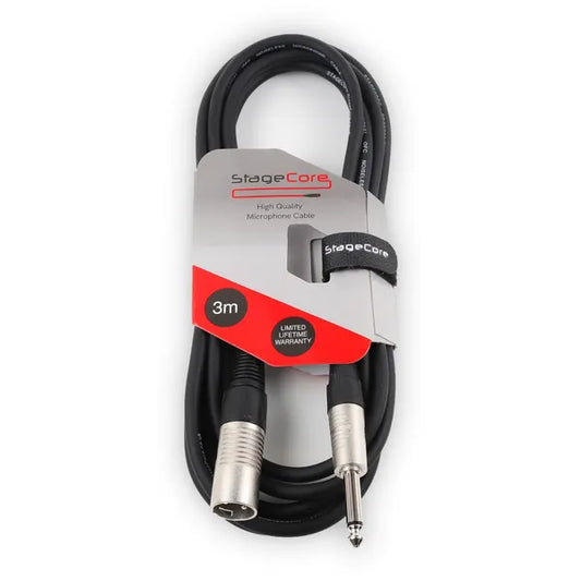 Male XLR - 6.3mm Mono Jack