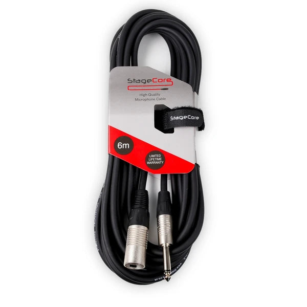 Male XLR - 6.3mm Mono Jack