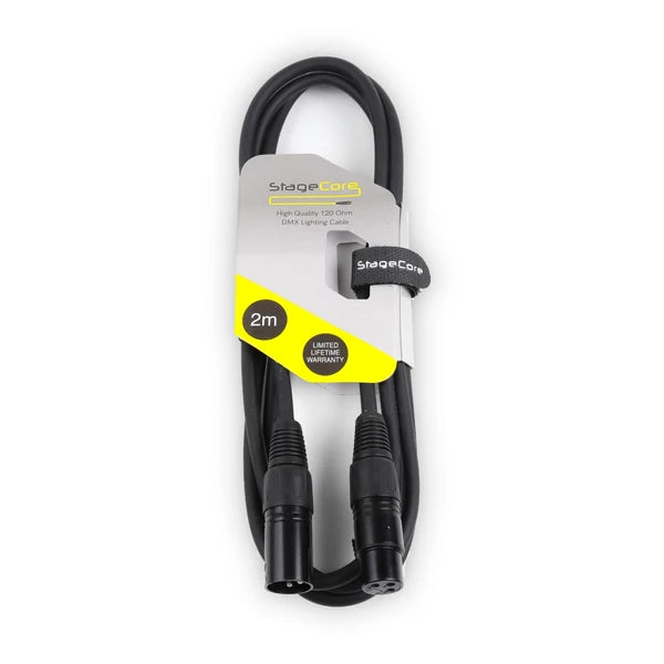 3 Pin Male - 3 Pin Female DMX Cable