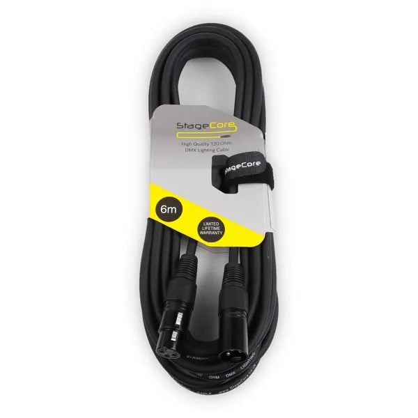 3 Pin Male - 3 Pin Female DMX Cable