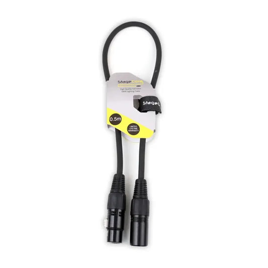 5 Pin Male - 5 Pin Female DMX Cable