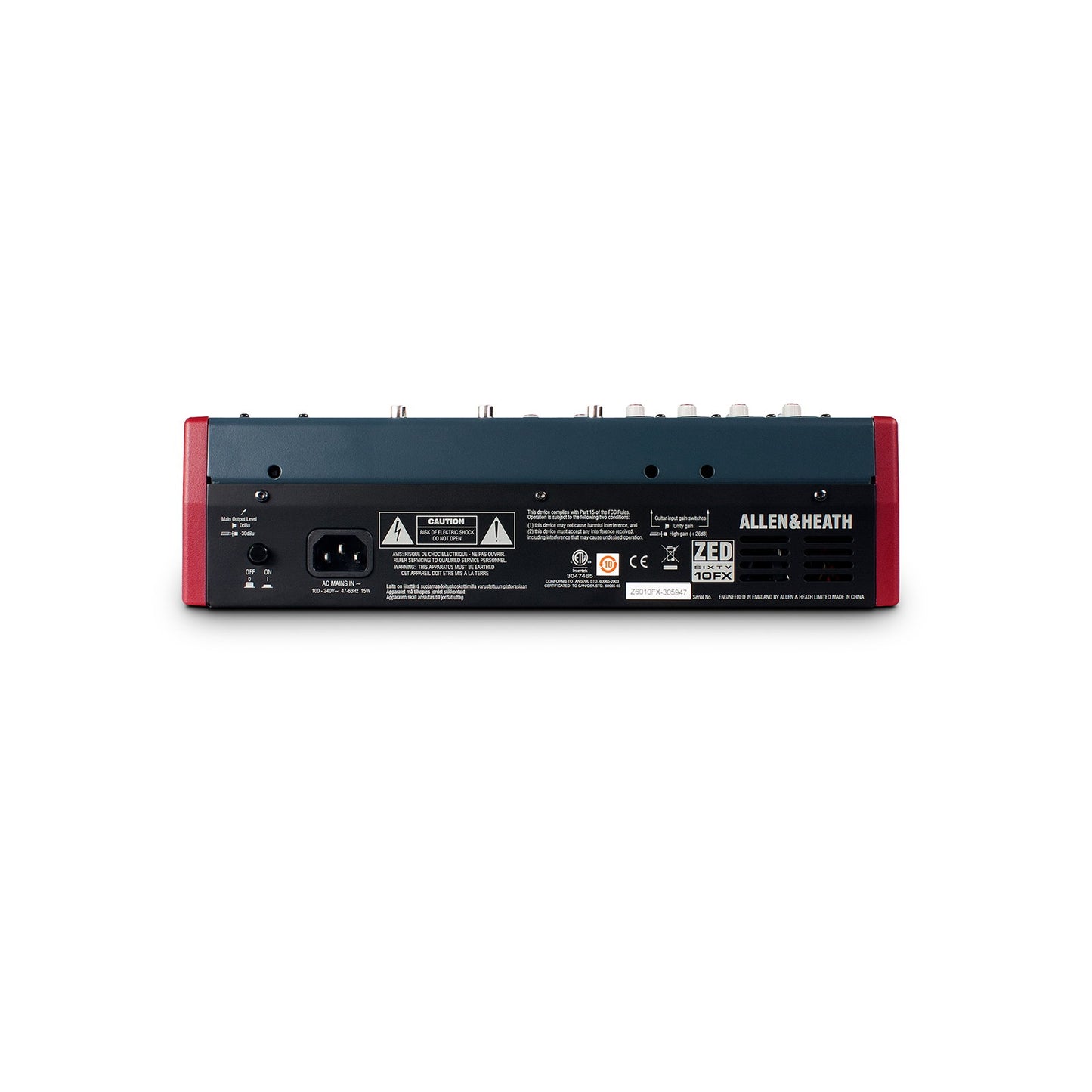 Compact Stereo Mixer ZED60-10FX