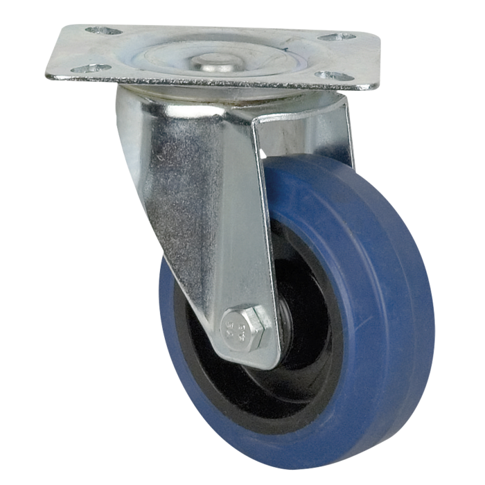 Showgear Swivel Blue Wheel 100mm
