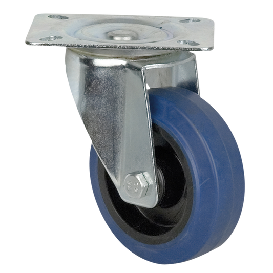 Showgear Swivel Blue Wheel 100mm