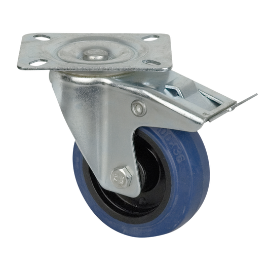 Showgear Swivel Blue Wheel 100mm