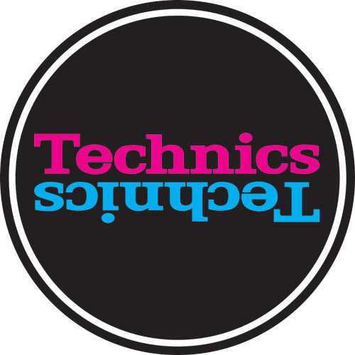 Technics Slipmat Duplex 5: Pink/Blue Mirror