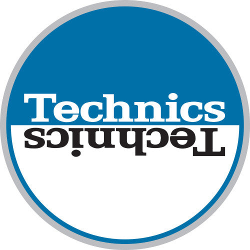 Technics Slipmat Moon 2: Blue/White Mirror