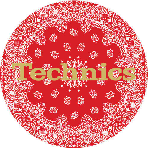 Technics Slipmat Bandana 3: Red