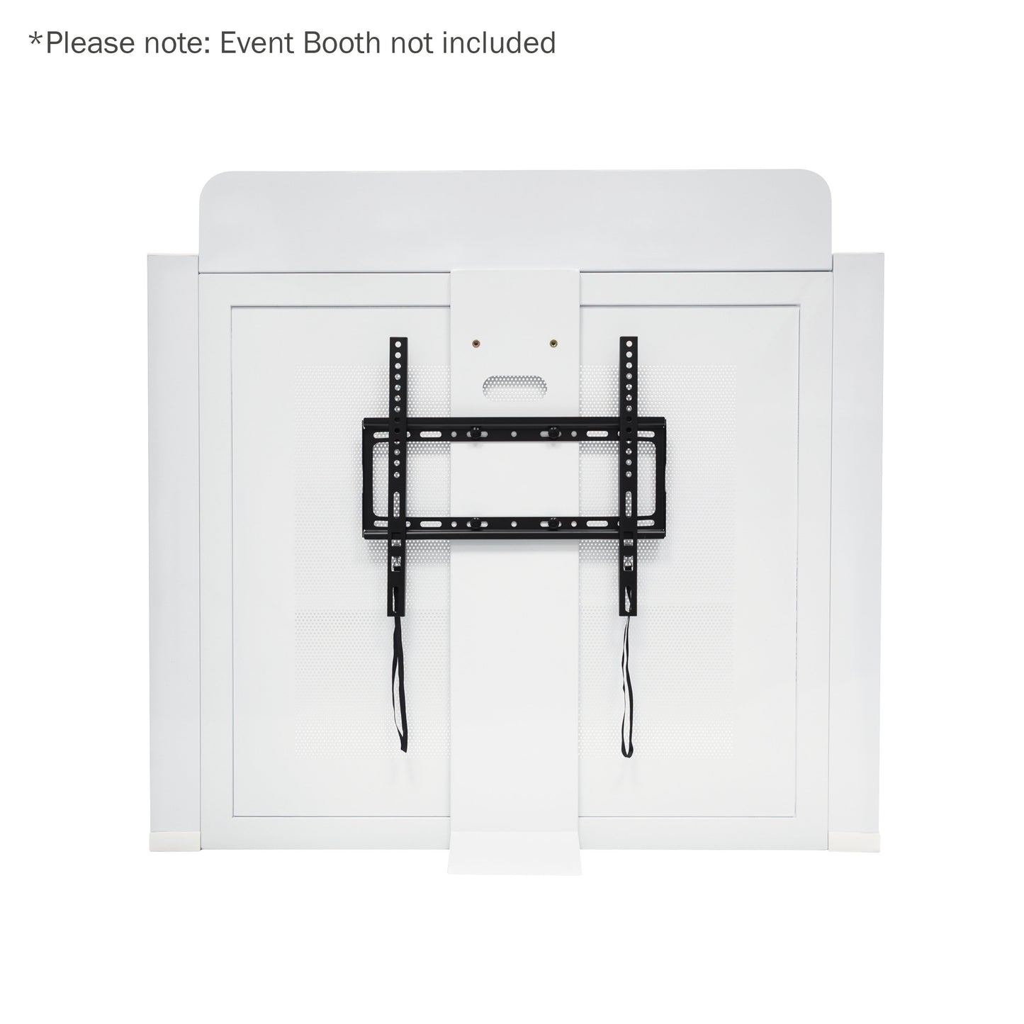Event Booth White TV Bracket