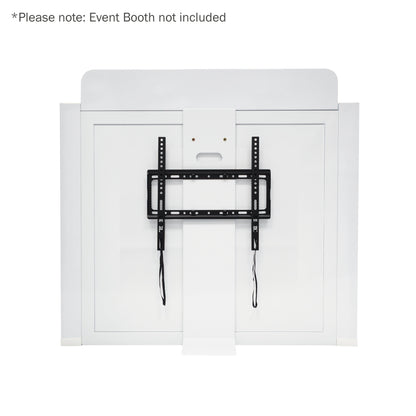 Event Booth White TV Bracket