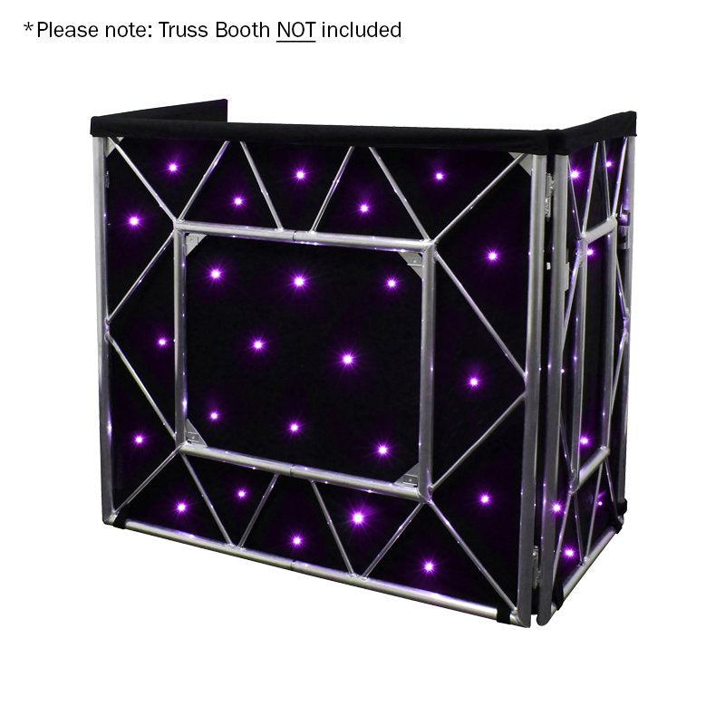 Truss Booth Quad LED Starcloth MKII