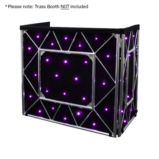 Truss Booth Quad LED Starcloth MKII