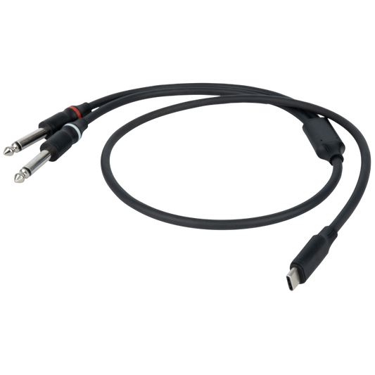 DAP FL111 - USB-C to 2 Mono Jack L/R