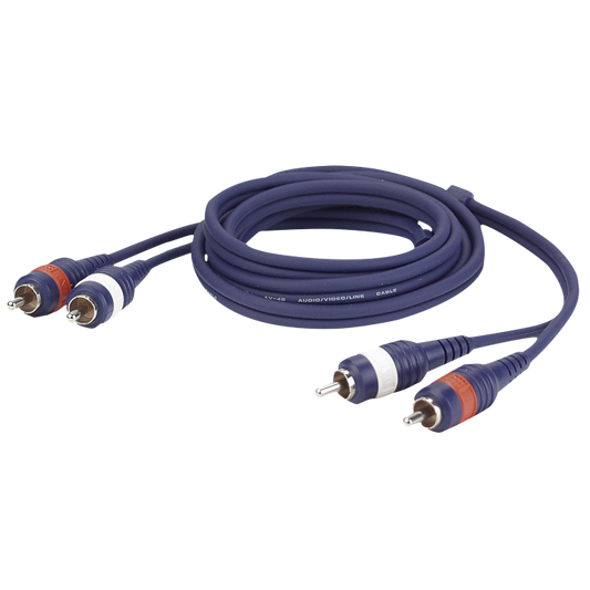 DAP FL24 - 2 RCA male L/R to 2 RCA male L/R
